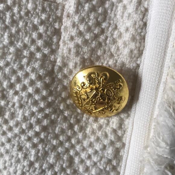 Veronica Beard Betsy Cream Lace Back Tweed Knit Blazer Size 2 - Picture 13 of 13